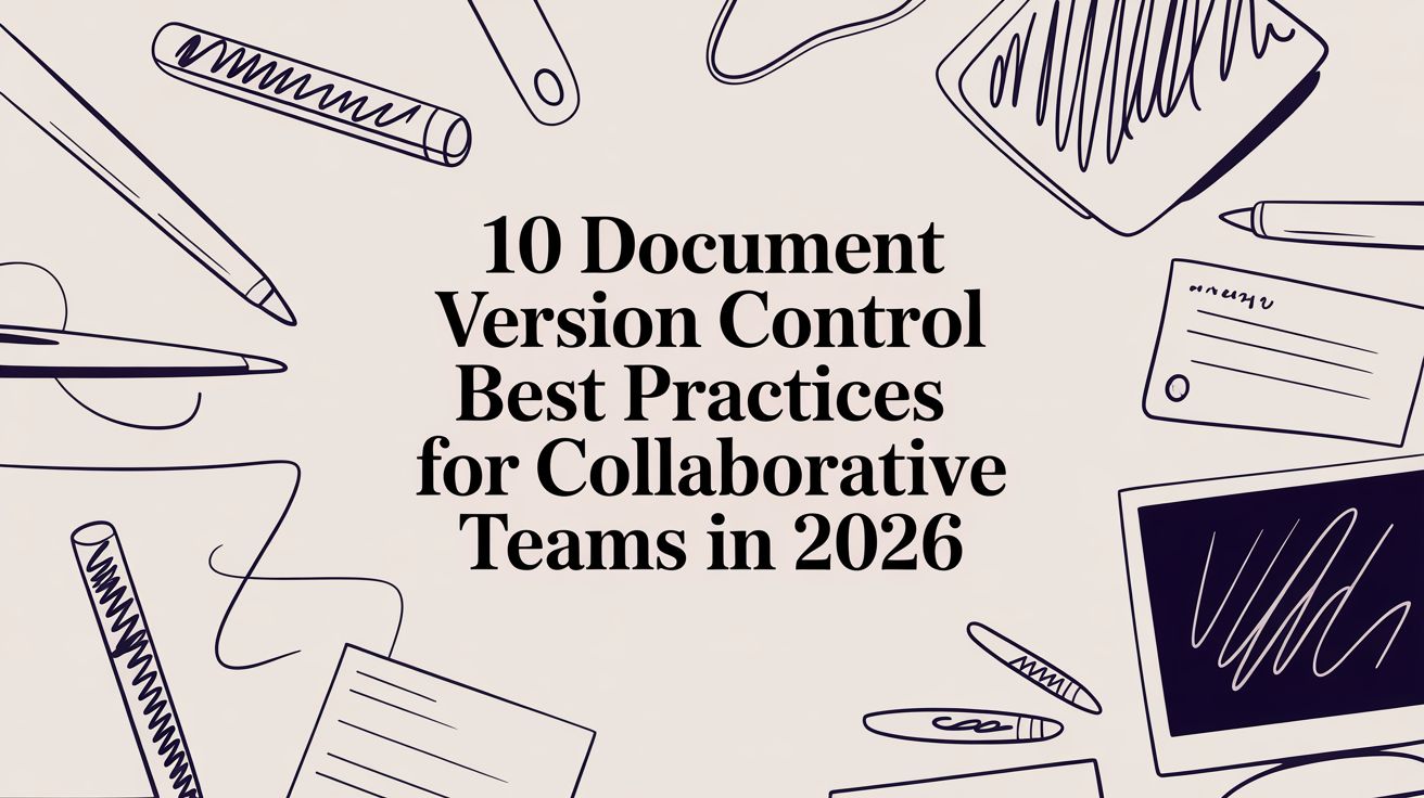 10 Document Version Control Best Practices for Collaborative Teams in 2026